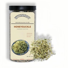 Dried Honeysuckle Tea (5.6 oz Resealable Jar) - A fine herbal tea perfect for a soothing cup at any time of day.金银花 金银花茶