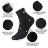Wildarms Men's 6-Pack Running Socks - Cotton Ankle Socks with