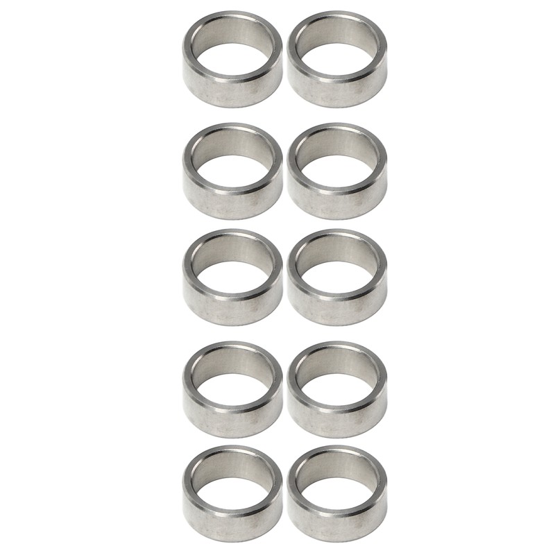 10Pcs Washer Spacer 15mm OD 12mm ID Stainless Steel Hardware