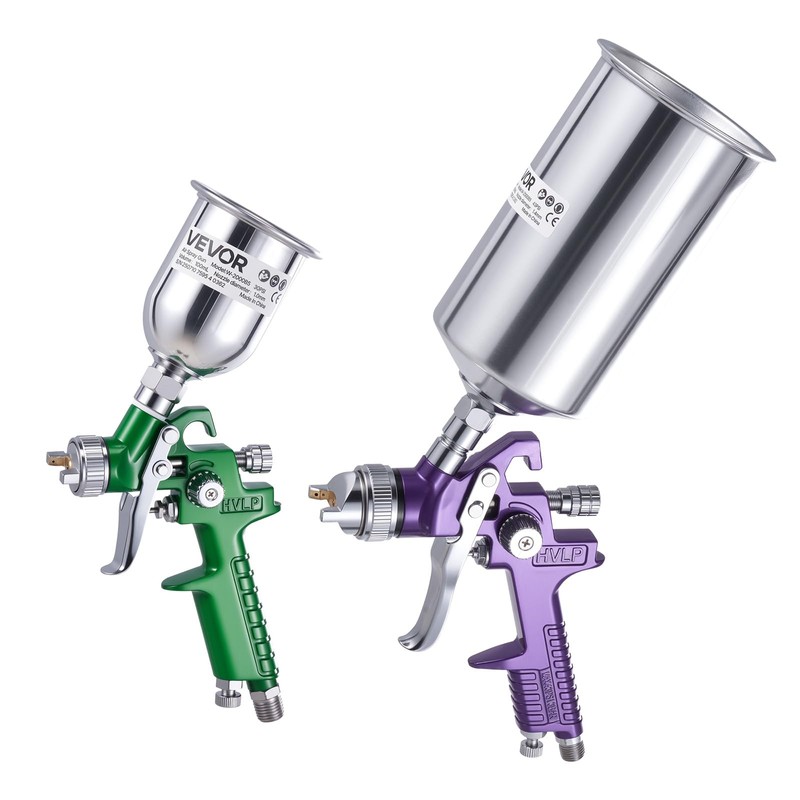 VEVOR 3-Piece Air Spray Gun Kit, Professional Auto Paint Spray