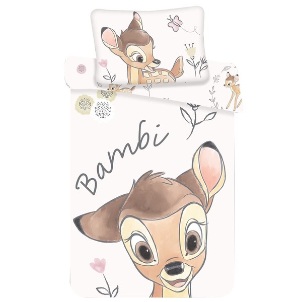 Bambi Baby Bedding Set 100 x 135 cm + 40 x 60 cm