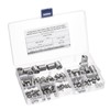 sourcing map 140pcs Wire Thread Insert Kit M3 M4 M5