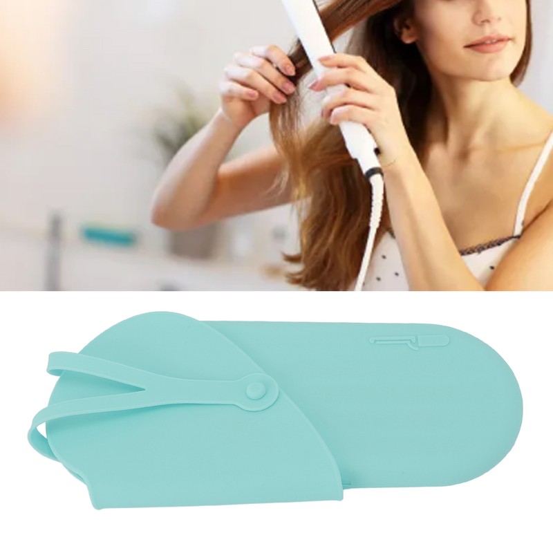 Silicone Heat Resistant Mat Pouch with Hanging Hole Portable Travel
