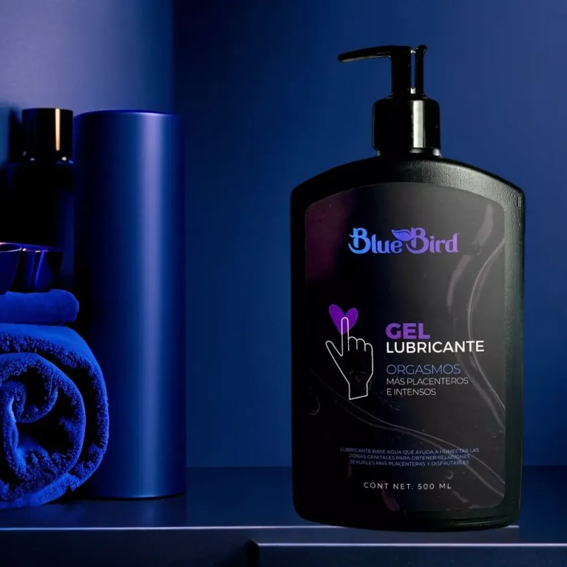 Lubricante Intimo, Blue Bird, 500 Mls (romántico)
