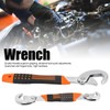 2Pcs/Set Adjustable Quick Open Wrench Multi Function Non Slip Grip