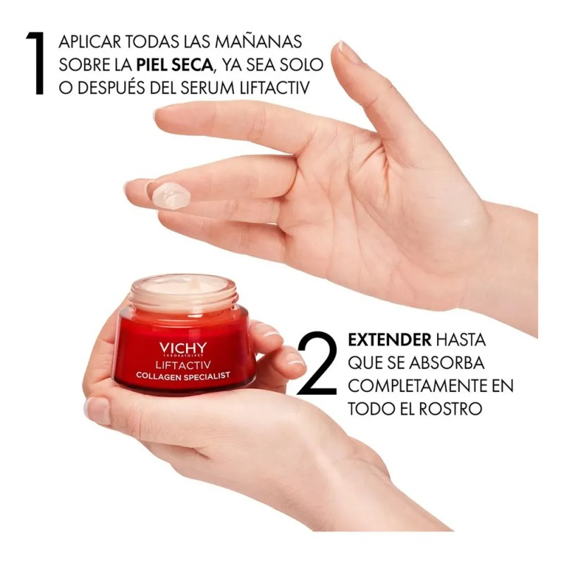 Vichy Crema De Día Antiedad De Suero Reafirmante Con Coláge