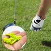 SZXMDKH Golf Tees Plastic, 25MM Small Green Golf Tees (100