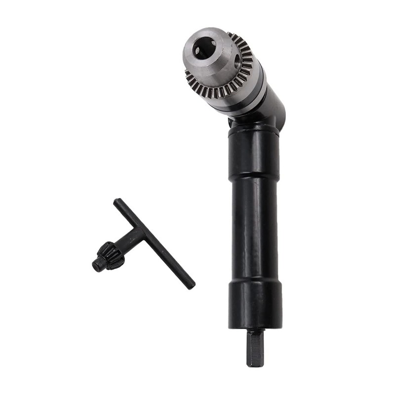 ZONADAH Metal Head Carbon Steel Right Angle Bend Extension Chuck