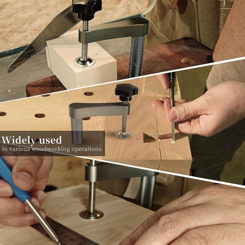 20 mm Bench Dog Clamp, 2 Pieces Aluminium Alloy Bench