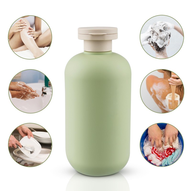 Cosywell Squeeze Bottles with Flip Cap Plastic Refillable Travel Containers