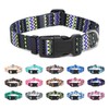 Suredoo Adjustable Dog Collar with Patterns, Ultra Comfy Soft Nylon