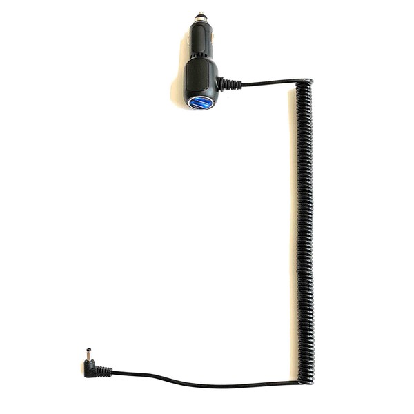 DCPOWER Coiled/Curled Power Cord Compatible Replacement for Early Warning RSX-5010/RSX5010