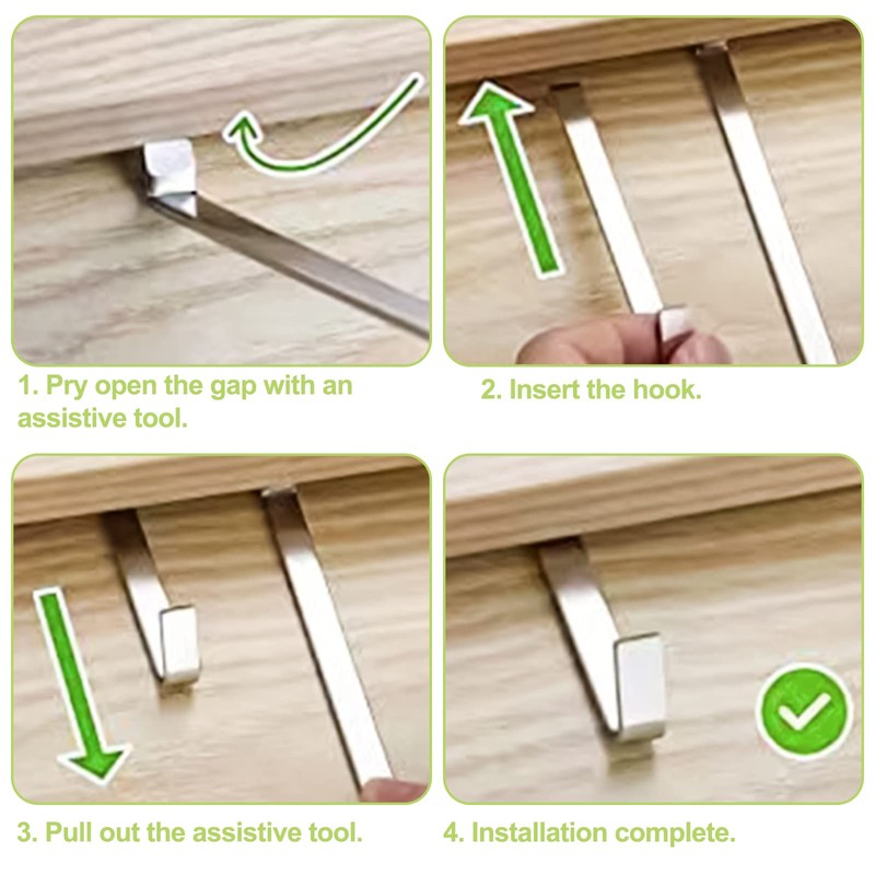 UFURMATE Vinyl Siding Hanger, 10 Pieces Stainless Steel Low Profile