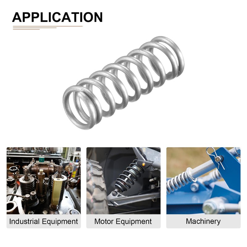 DTGN 1 x 7 x 20 mm (DxADxL) Compression Spring