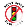 Spreadshirt Ampel Nicht meine Government Sticker 10 x 10 cm
