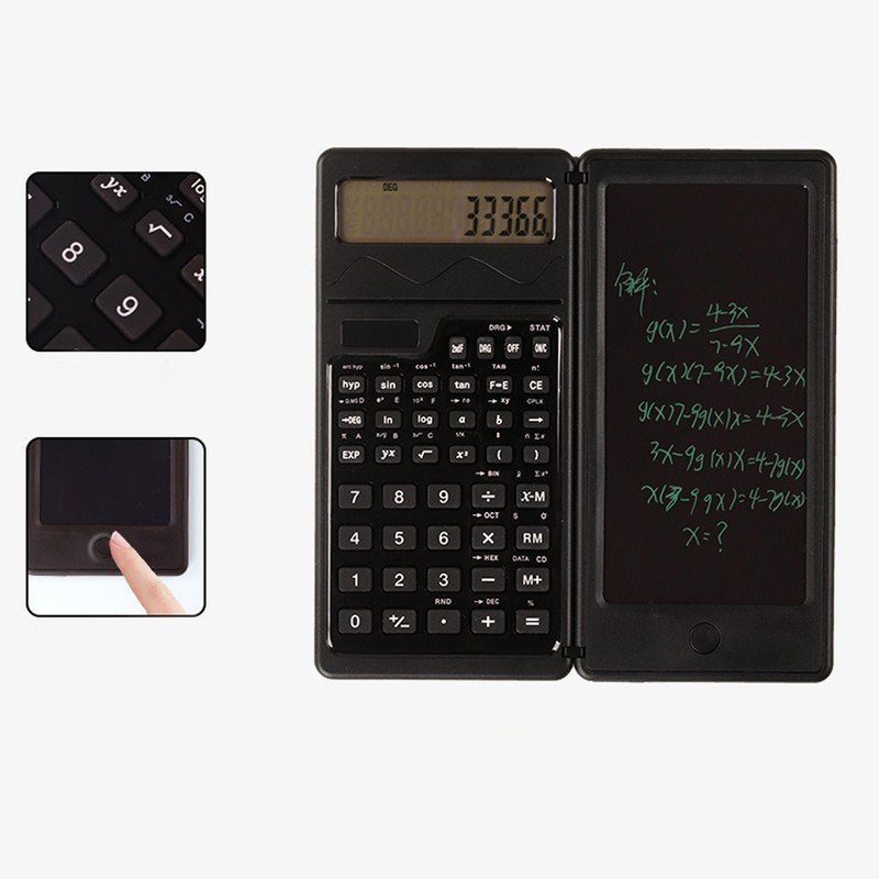 Scientific Calculator Solar Battery Powered Multi Functional Foldable Scientific Calculator