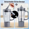 2Pcs Replacement Metal Straws for Ninja BlendBOSS