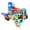 Texas State Pride Acrylic Magnet, Collectible USA Souvenir Keepsake, 3.25