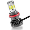 MOTOSTAR HS5 Hi/Lo LED Headlight for Motorcycles, 6-Sided Luminous, 6500K