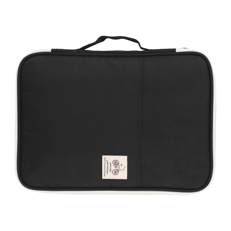 A4 Document Bag File Folder Portfolio Organizer Computer Notebook Zippered