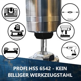 AM-Zerspanungstechnik Pipe Tap G1 1/4 Inch | HSS Pipe Tap | Whitworth Pipe Thread G | Cutting Tap Inch Thread (G (BSP) 1 1/4)