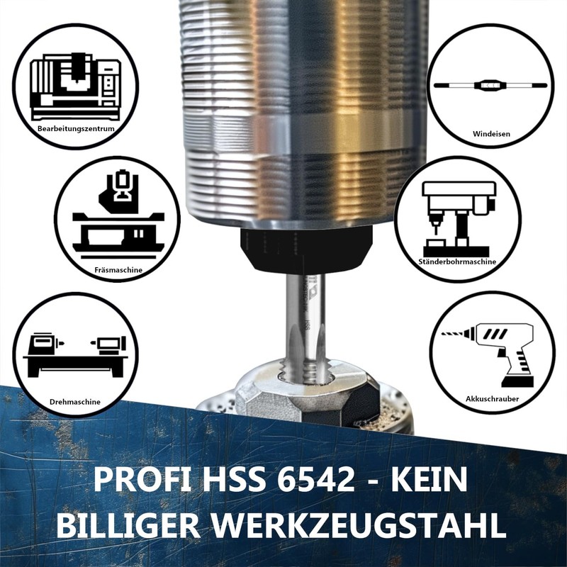 AM-Zerspanungstechnik Pipe Tap G1 1/4 Inch | HSS Pipe Tap