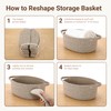 VIRETH HAUS 8pcs Small Woven Baskets with Gift Bags, Ribbons