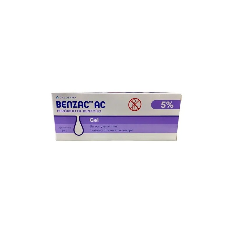 Benzac Ac Gel 5% 60gr Gel Galderma