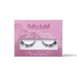 Flutter Habit 플러터해빗 더 베스티 속눈썹, 속눈썹 2세트, DIY 연장, 최대 10일 착용, 살롱 퀄리티 클러스터 속눈썹으로 자연스러운 룩, 포함 없음 [Bestie] Flutter Habit The Bestie Eyelashes, 2 Sets of Eyelashes, DIY Extensions, Up to 10 Days Wear, Natural Look with Salon Quality Cluster Eyelashes, Excludes 
