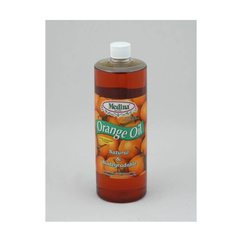 Medina Orange Oil 1 QT Cold Pressed Orange Peel Extract