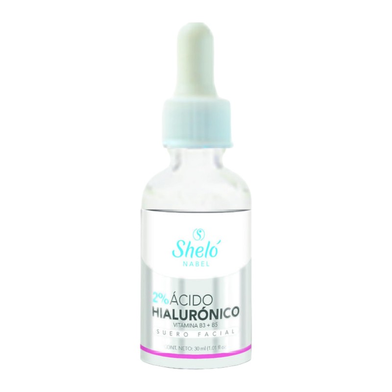 Sheló Nabel Suero Facial con 2% Ácido Hialurónico, 30 ml