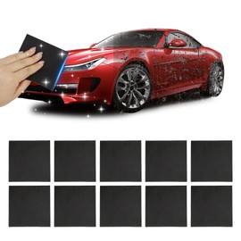 Dvvsav 10Pcs Nano Sparkle Cloth Car Scratch Remover, Multifunctional Nanosparkle Cloth for Car - Microfiber Polishing Pads for Removing Scratches, Swirl Marks and Water Spots on All Vehicle Colors