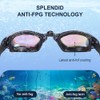 BNGXR Swimming goggles, anti-glare swimming goggles with anti-fog and UV