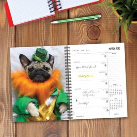 Doug the Pug 2025 6.5" x 8.5" Engagement Calendar