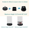 uxcell Adjustable Leveling Feet 25 x 25mm Square Inserts Furniture