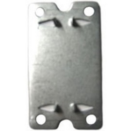 Protection Nail Plate for Wood Studs, 3-1/2 x 2 inches, Wires/Pipe Stud Protection Plate, Self Nailing Prongs, Galvanized (25)