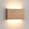 Wood Wall Sconce Indoor Wall Lights Hardwired 1 Pack Up