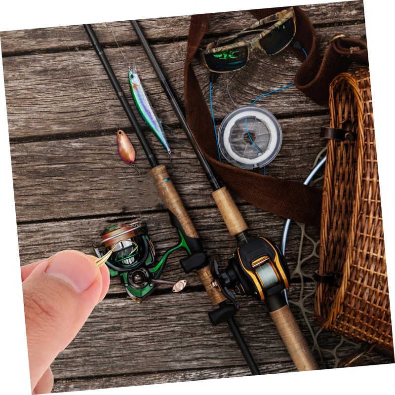 CORHAD Fishing Hook Holder Tool 3pcs Brass Hooks Catfish Tackle