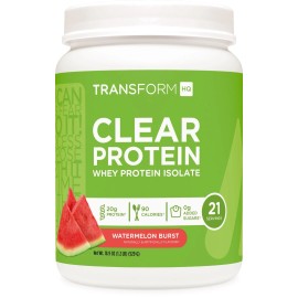 Proteína en polvo transparente TransformHQ (ráfaga de sandía) 21 porciones - 20 g de proteína