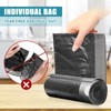 JUKFITA Small Trash Bags, 60 Count 4 Gallon Drawstring, Extra