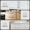 Probrico (5 Pack Brushed Nickel Kitchen Cabinet Handles,Hole Center (12-4/5