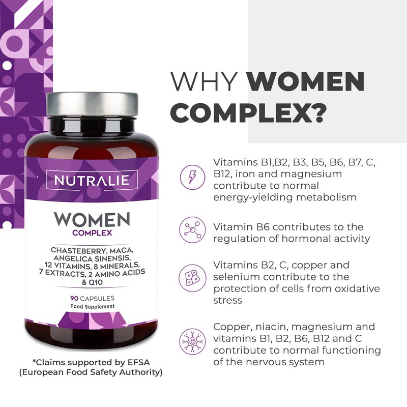 Multivitamin Women Complex - For Women with Vitamin C, D,