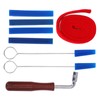 8PCS Set Professional Piano Tuner Kit Universal Piano Tuner Hammer