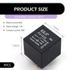 4 PCS 5 Pin Relay, 12V 40A Car Relay Switch,