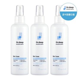 Dr. Deep (현대Hmall)닥터딥 스킨토너 200ml x3+3종 체험키트 증정 (Hyundai Hmall) Dr. Deep Skin Toner 200ml x3 + 3 Types Sample Kit Gift