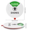 VCRANONR Dishwasher Magnet Clean Dirty Sign Double Sided Strong Kitchen