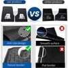 TUSPUR Floor Mat for Freightliner Cascadia 2008-2016 Set Rubber Black