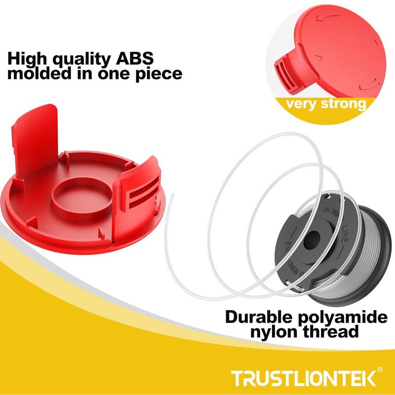TRUSTLIONTEK Thread spool, for Einhell cordless grass trimmer GE-CT 18/28