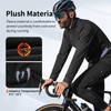 Santic Men's Cycling Jacket Winter Thermal Fleece Windproof Breathable Reflective