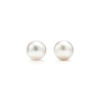 Anthony Vincent Aretes Perla Cultivada Natural Tamaño 10 mm Blanco